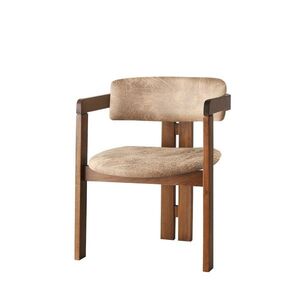 Jedálenská stolička CO Beige and Walnut vyobraziť