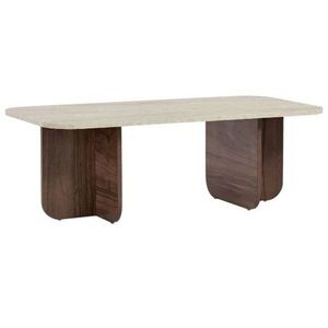 Konferenčný stolík Kairo Travertine, Venezia Walnut vyobraziť