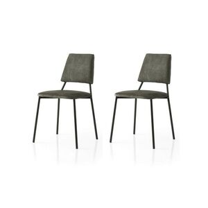 Súprava jedálenských stoličiek Lima Anthracite and Black, 2 ks vyobraziť