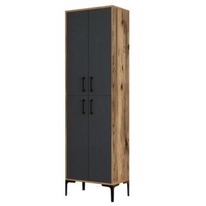 Skriňa Berlin Walnut and Anthracite vyobraziť