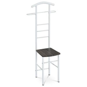 Nemý sluha 81870 WT biely lak/čierny dub, 119 cm vyobraziť