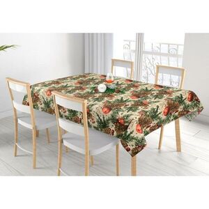 Bellatex Obrus ​​Šišky a jablká vianočné, 120 x 140 cm, 120 x 140 cm vyobraziť