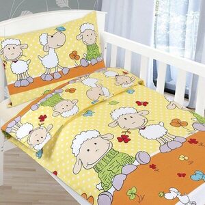 Bellatex Obliečky detské AGÁTA Ovečky, 90 x 135 cm, 45 x 60 cm vyobraziť