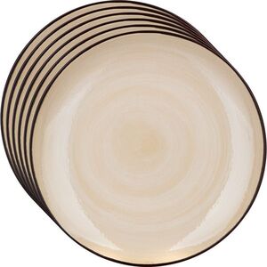Banquet Súprava 6 plytkých tanierov Palas 27 cm, krémová vyobraziť