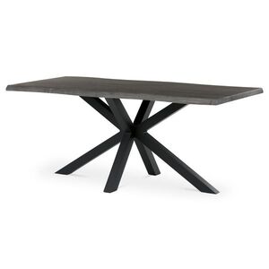 Jedálenský stôl 180 x 90 cm, sivý dub vyobraziť