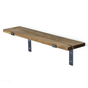 Polička Lam002 Black and Walnut vyobraziť