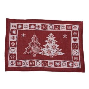 Vianočné prestieranie červená Holly Christmas​, 48 x 33 cm vyobraziť
