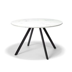 Jedálenský stôl FINO QUATTRO MARBLE 120, bielymramor vyobraziť