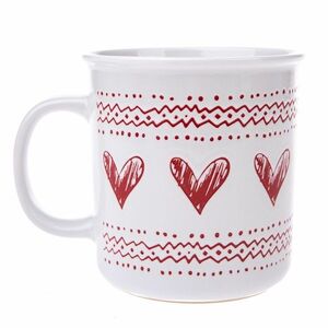 Vianočný keramický hrnček Christmas heart I biela, 710 ml vyobraziť