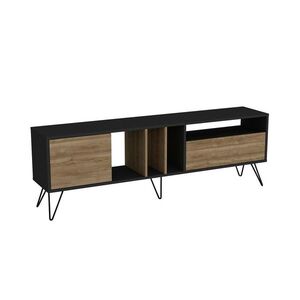 Televízny stolík Mistico Walnut and Black vyobraziť
