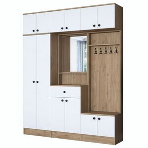 Predsieňová zostava Ewa White and Walnut vyobraziť