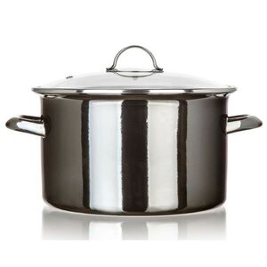 Banquet Hrniec smaltovaný METALLIC Black 26 cm, 6 l, s pokrievkou, 26 cm vyobraziť