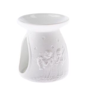 Porcelánová arómalampa Two angels biela, 12 x 11 cm vyobraziť