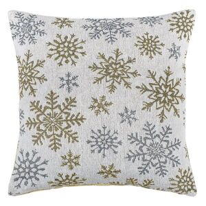 Dakls Obliečka na vankúšik Snowflakes biela, 40 x 40 cm vyobraziť