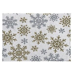 Dakls Prestieranie Snowflakes biela, 33 x 48 cm vyobraziť