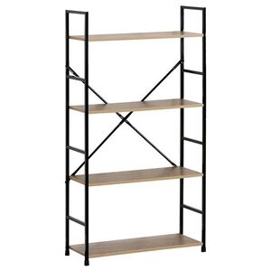 Regál GD-224 OAK Stor, 4 police, 58, 5 x 23, 5 x 112, 5 cm, 4 poschodia vyobraziť