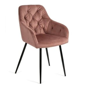 Jedálenské stoličky BOUDOIR v odtieni pudrová ružová, 2 ks vyobraziť
