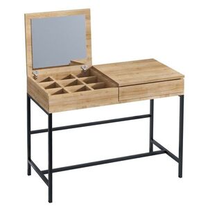 Kozmetický stolík Linda Black and Oak vyobraziť