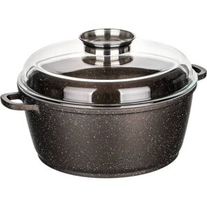 Banquet Nepriľnavý kastról s arómou pokrievkou Premium Dark Brown 6, 5 l vyobraziť