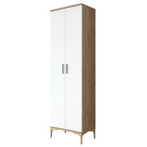 Skriňa Jeny Walnut and White vyobraziť