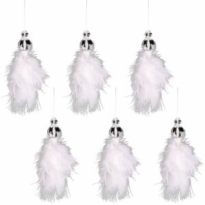 Závesný anjelik z peria, 17 cm vyobraziť