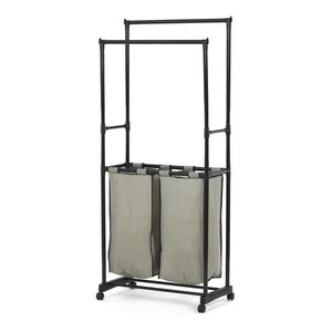 Stojan s úložným priestorom GD-176 BK, plast, čierna vyobraziť