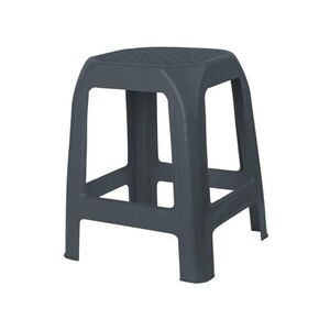 Plastová stolička DESIGN antracit, 41 x 35 x 46 cm vyobraziť