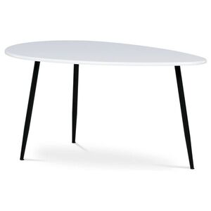 Odkladací stolík 100 x 60 cm, biela, L vyobraziť