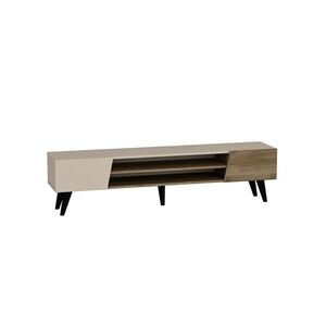 Televízny stolík Clark Walnut and Beige vyobraziť