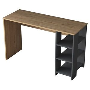 Pracovní stůl Hamen Walnut and Anthracite vyobraziť
