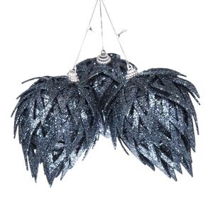 Sada vianočných ozdôb Sparkle blue, pr. 8 cm, 3 ks vyobraziť