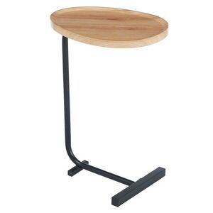KONDELA Abery príručný stolík dub / čierna vyobraziť