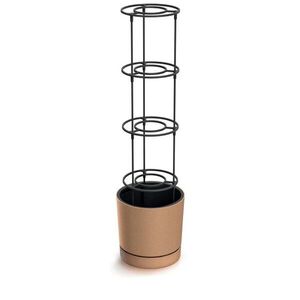 Depo400-4665W plastový kvetináč na pestovanie paradajok 39 cm prírodná vyobraziť