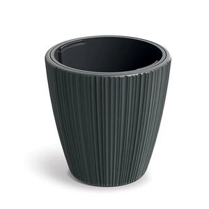 DBOR470-419U plastový kvetináč 47 cm tmavosivá vyobraziť