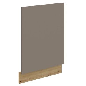 KONDELA Frisbo ZM dvierka na umývačku 57x44, 6 cm sandgrau / dub artisan vyobraziť