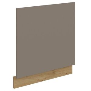 KONDELA Frisbo ZM dvierka na umývačku 57x59, 6 cm sandgrau / dub artisan vyobraziť