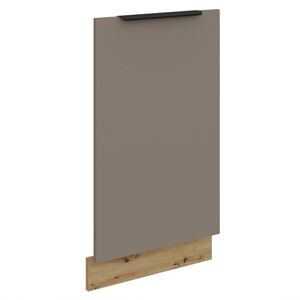 KONDELA Frisbo ZM dvierka na umývačku 71, 3x44, 6 cm sandgrau / dub artisan vyobraziť
