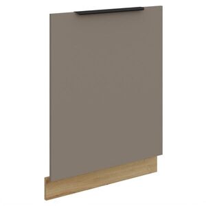 KONDELA Frisbo ZM dvierka na umývačku 71, 3x59, 6 cm sandgrau / dub artisan vyobraziť