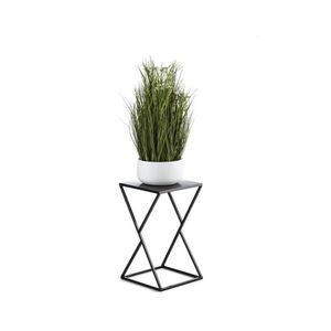 HowHomely Stojan na kvety LOFT 40x23, 5 cm čierna 10-1623-40 vyobraziť