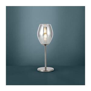 Eglo 39568 - Stolná lampa ESTANYS 1xE27/60W/230V čierna/dymová 39568 vyobraziť