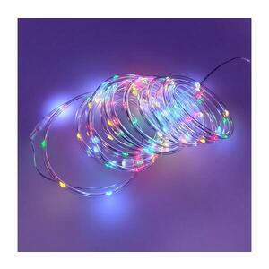 LED vonkajší svetelný reťazec 100xLED/3xAA 5, 45 m IP44 viacfarebný 028 0000619 vyobraziť