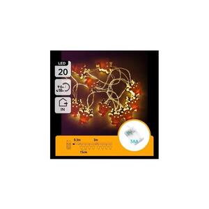 B.V. - LED reťaz 20×LED/3×AA, 3 m, teplá biela, sob B10303Q73 vyobraziť