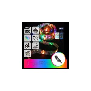 B.V. - LED RGBICW Vonkajší reťaz 100xLED/10W/230V 10m IP44 + diaľkové ovládanie S104033U5 vyobraziť