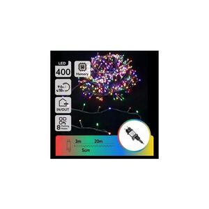 B.V. - LED RGBY Vonkajší reťaz 400xLED/6W/230V/8 funkcií 20m IP44 B103031PA vyobraziť