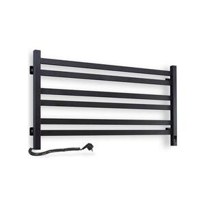 Navin Elektrický sušiak na uteráky s termostatom AVANGARD 181 W, 50 × 90 cm, čierny, ľavý 12-228153-9050 vyobraziť
