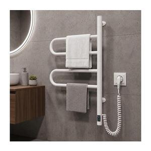 Navin Elektrický otočný sušiak na uteráky s termostatom FOUETTE 60W 65X49 cm biely 12-112033-4860 vyobraziť