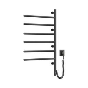 Navin Elektrický otočný sušiak na uteráky s termostatom ARABESQUE 105W 82x49 cm čierna 12-223033-4880 vyobraziť
