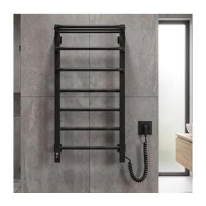 Navin Elektrický sušiak na uteráky s termostatom FORTIS 155W 80x48 cm čierna pravá 12-253053-4880 vyobraziť