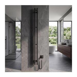 Navin Elektrický sušák na uteráky s termostatom SILOUETTE 106W 150x9 cm čierny pravý 12-234053-0915 vyobraziť
