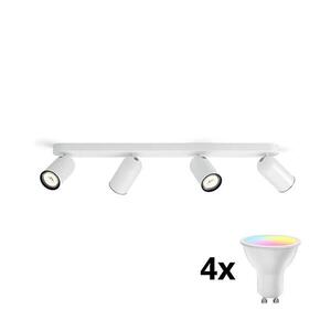Philips - LED RGBW Stmievateľné bodové svietidlo 4xGU10/4, 8W/230V3000K biela + diaľkové ovládanie P2051+4xAI2362 vyobraziť